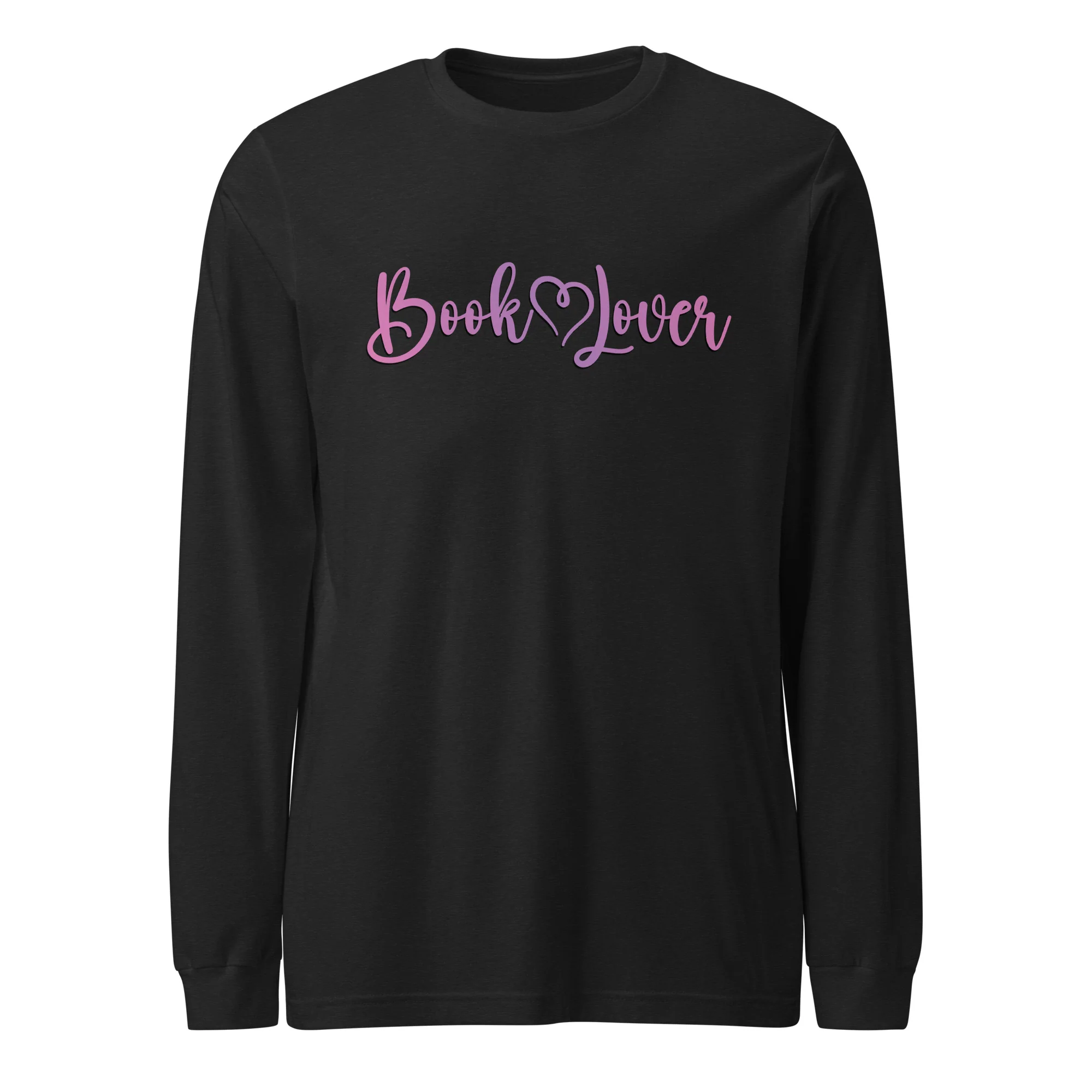 "Booklover" Unisex Long Sleeve Tee - Image 3