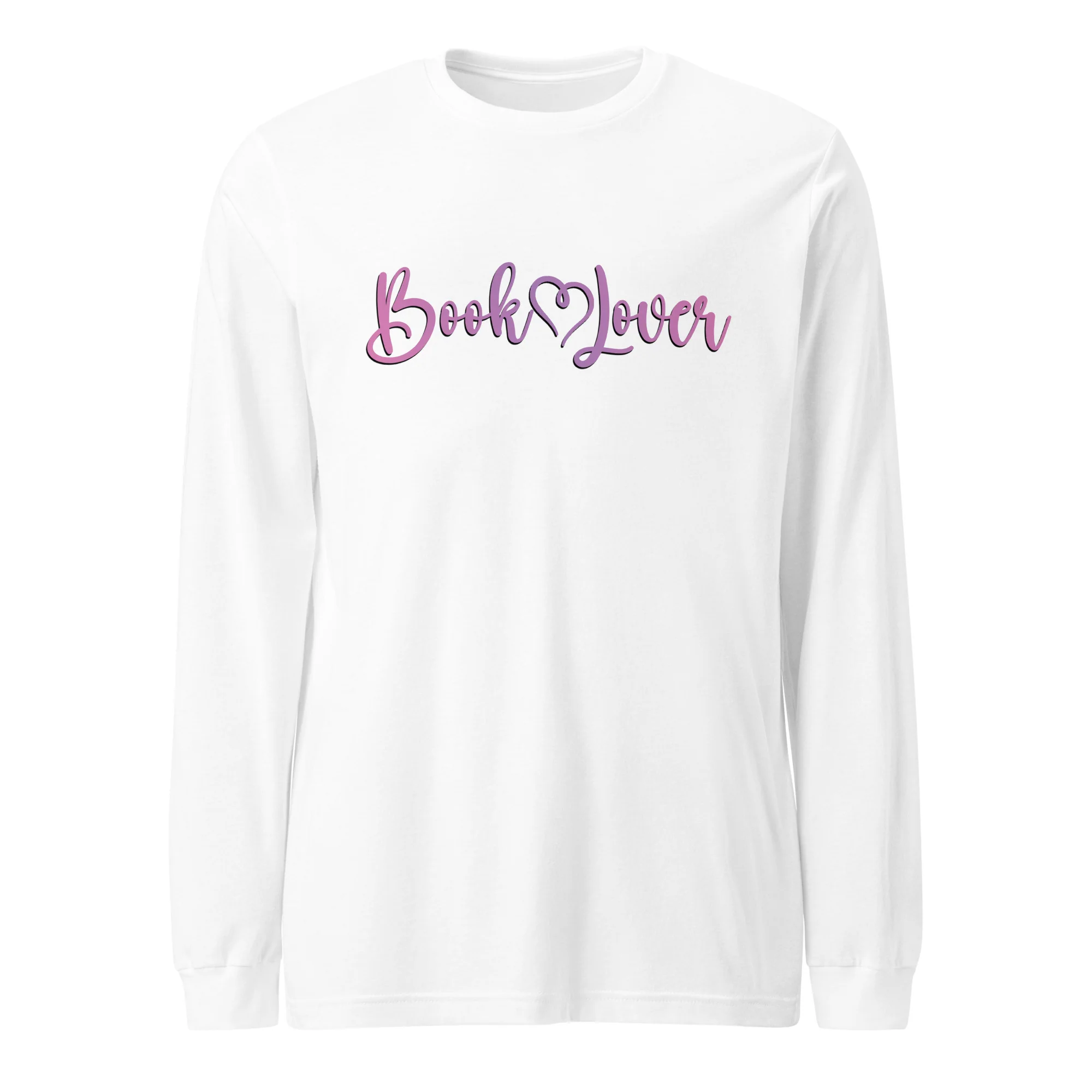 "Booklover" Unisex Long Sleeve Tee - Image 8